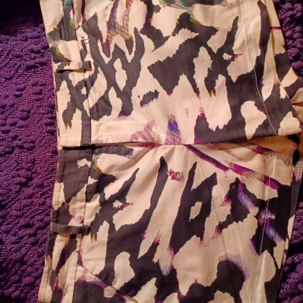 Calvin Klein Paint Splattered Jean shorts
